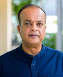 Horizontal portrait of Indian man